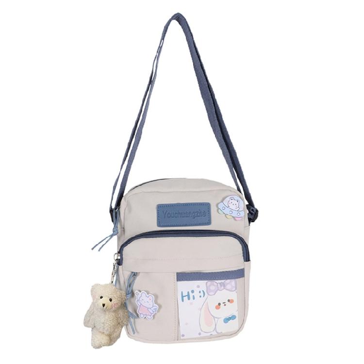 Cute and Practical Crossbody Bag Japanese Aesthetic Durable Nylon Shoulder Bags