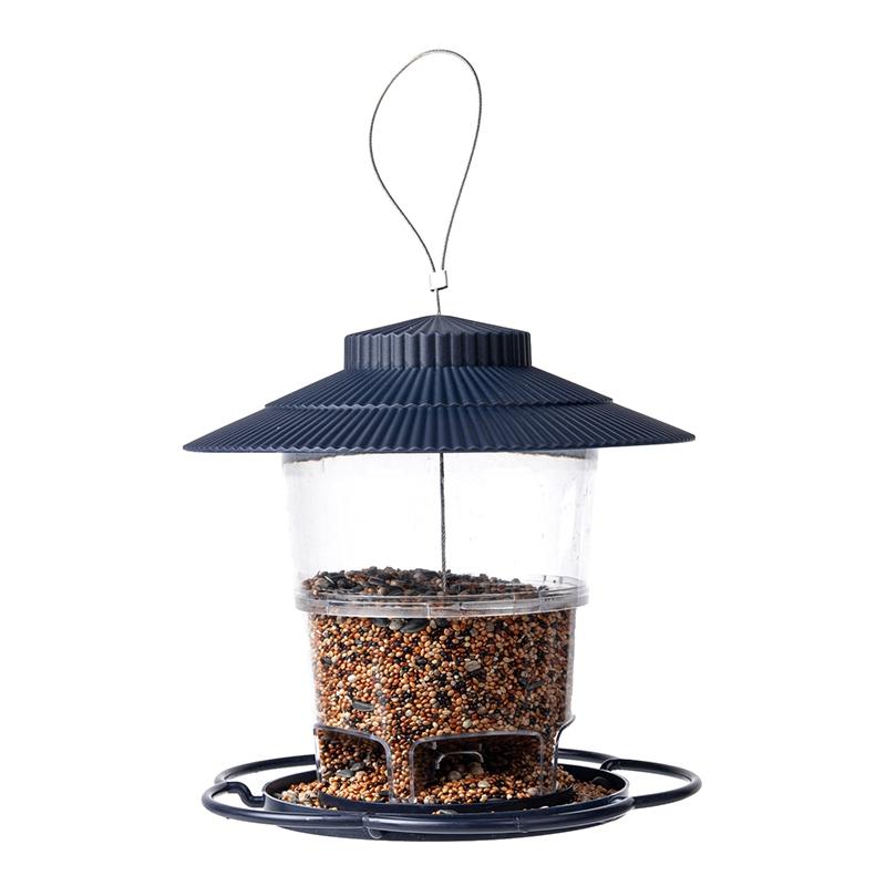 Hrănitor pentru păsări Instrument automat de hrănire pentru picioare Hrănitor pentru păsări în aer liber Hrănire cu nuci agățat Suport pentru distribuitor cu găuri multiple Recipient pentru alimente
