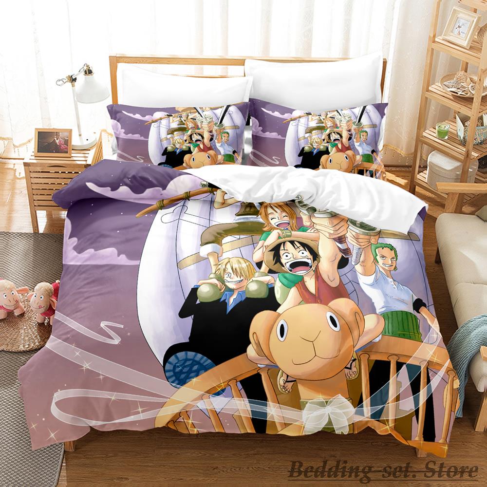 New Ulti Anime Bedding Set Single Twin Full Queen King Size Bed Set Adult Kid Bedroom Duvetcover Sets Anime Parure De Lit Bed