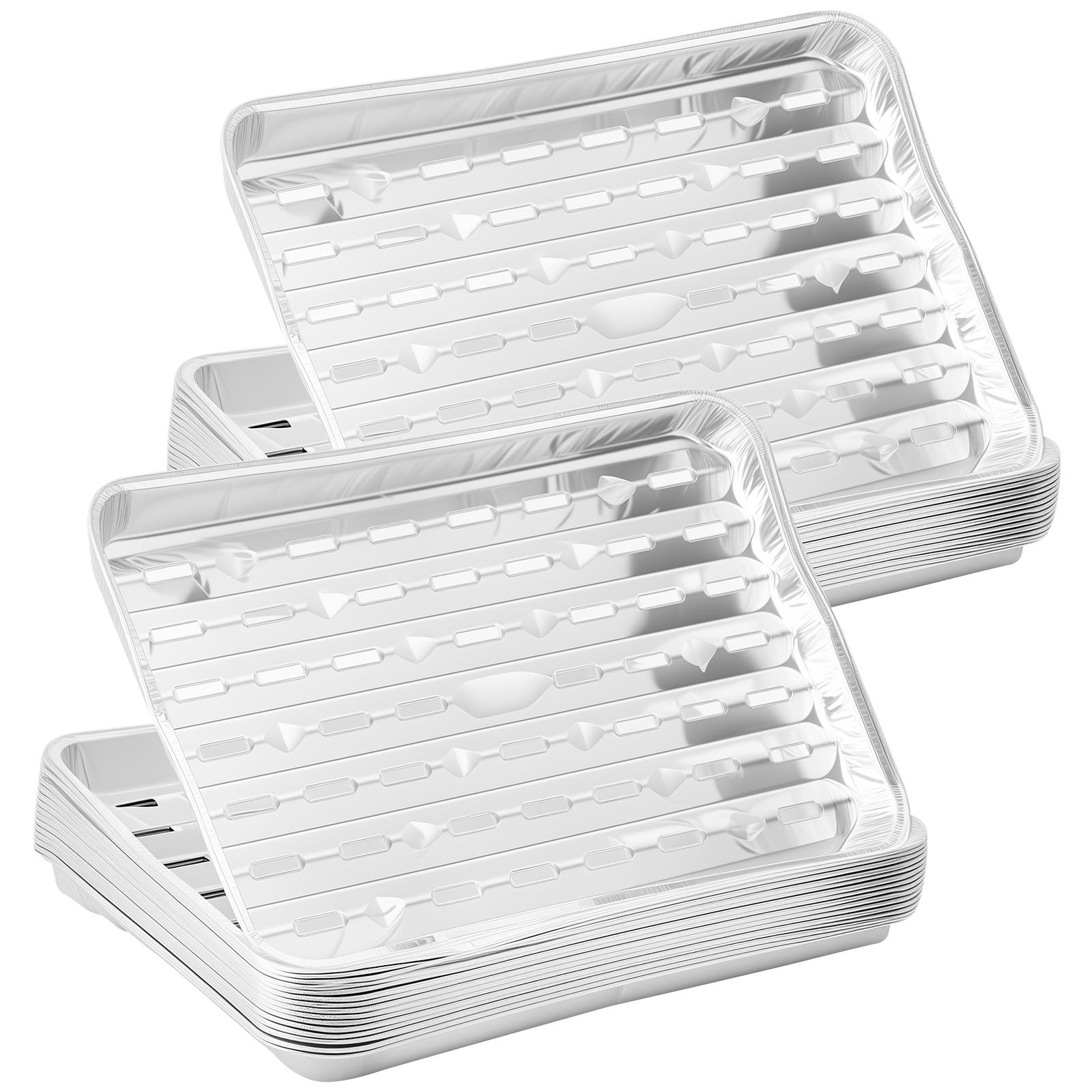 40Pcs Aluminum Pan Foil Containers Aluminum Pans Tin Pans Disposable Pans Aluminum Foil Food Containers Freezer Meals Containers