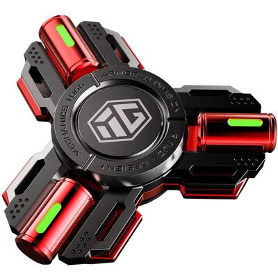 Fidget Spinner Metal Alaşım Işıklı Uzun Ömürlü Parmak Ucu Jiroskopu EDC Dönen Top Stres Giderici Oyuncaklar Yetişkinler Çocuklar için