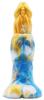 Wolorz Dildo 20 X 6cm Gold-Blue - F*CK MY COLOR - Unusual Dildos