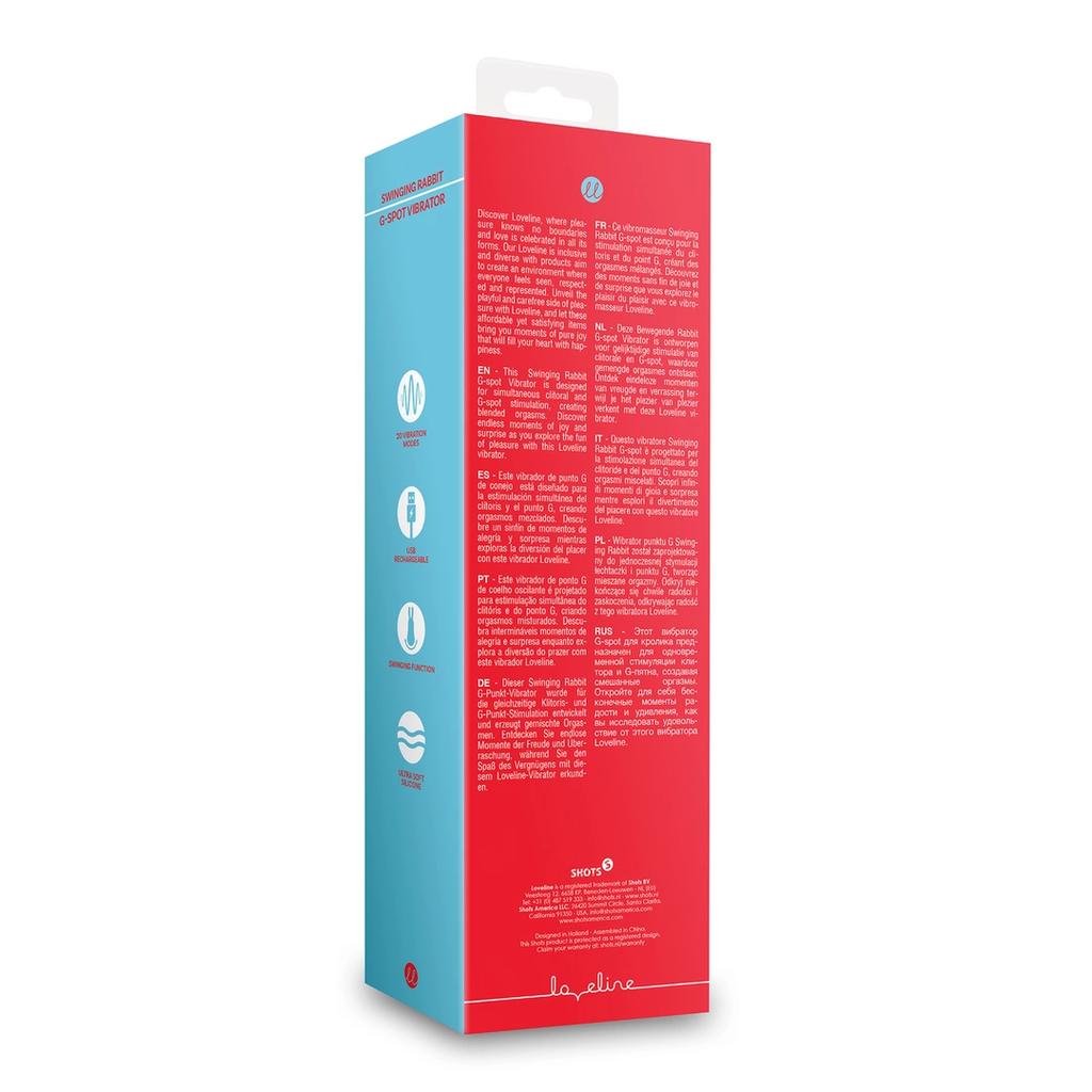 Loveline - Clitoral and G-spot Vibrator - Brighto Red
