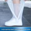 Unisex High-Top Waterproof Shoe Covers: Non-Slip, Thickened, Wear-Resistant, Sandproof & Snowproof Rain Boots.
