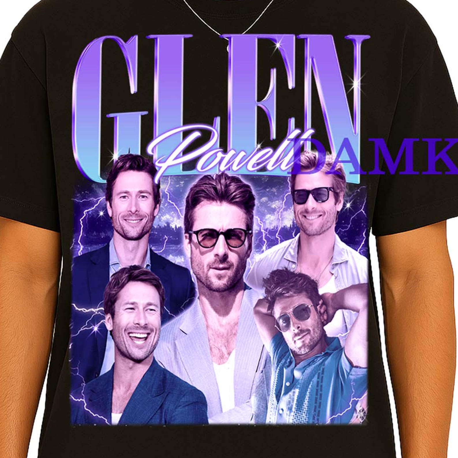 Glen Powell Shirt, Glen Powell Retro TShirt, Glen Powell Vintage Tee, Glen Powell Fan Tees, Glen Powell Homage Gift, Glen Powell Merch L