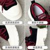 Frosted Leather Thick Baseplate Shoes, High and Thin Ins Tide Casual Shoes In Spring and Autumn