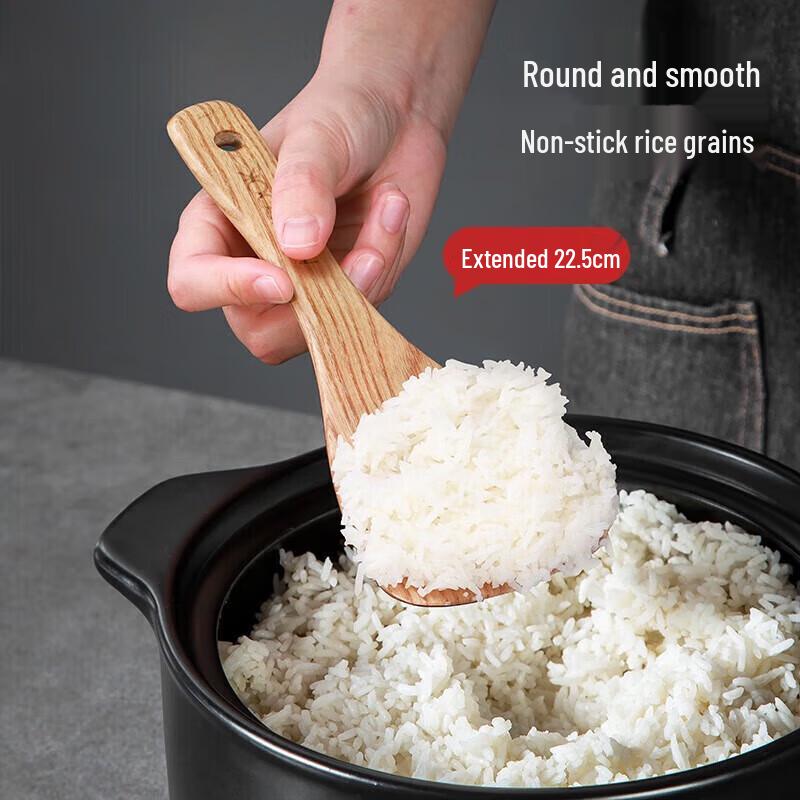 MAXCOOK 4-Piece Wooden Kitchen Utensil Set