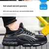 Scarpe di Sicurezza Nere da Uomo Coibentate Antiscivolo - Calzature con Costruzione Anti-Odore, Resistenti all'Usura, Anti-Schiacciamento, Anti-Perforazione