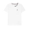 Fila Modern Heritage Comfortable Breathable Cool Skin-Friendly Round Neck Short Sleeve T-Shirt Women Tops Standard-White F51W421103CWT