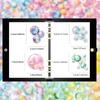 50PCS Creative Bubble PET Transparent Sticker Phone Case Decoration DIY Phone Case Notebook Sticker