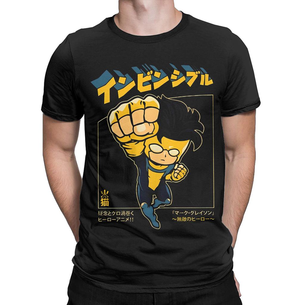 Unbesiegbares Chibi T-Shirt für Männer Frauen Neuankömmling T-Shirts Baumwollkleidung