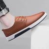 Fashion Luxury Brand Genuine  Leather Shoes Business  Comfortable Men Loafers Driving  Casual Shoes Mens Dress Wedding Large Size Shoes