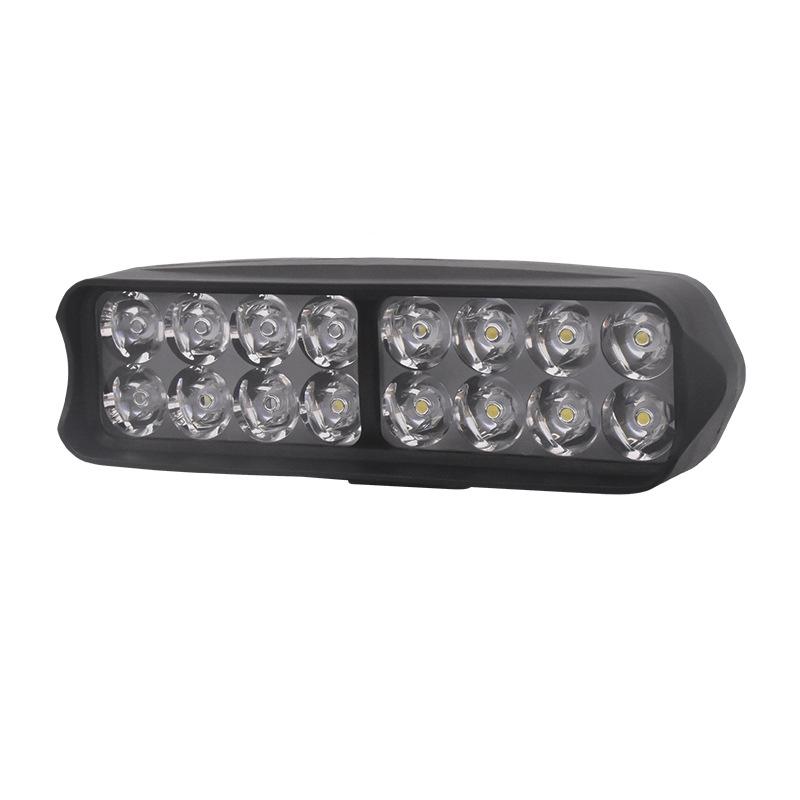 12V Motorcycle LED Spotlights Work Lamp Blaze Waterproof Universal Motorbike Electric Vehicle Scooter Headlight Moto Accessories