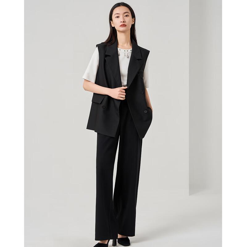 Iveni Women's Elegant Straight-Leg Trousers