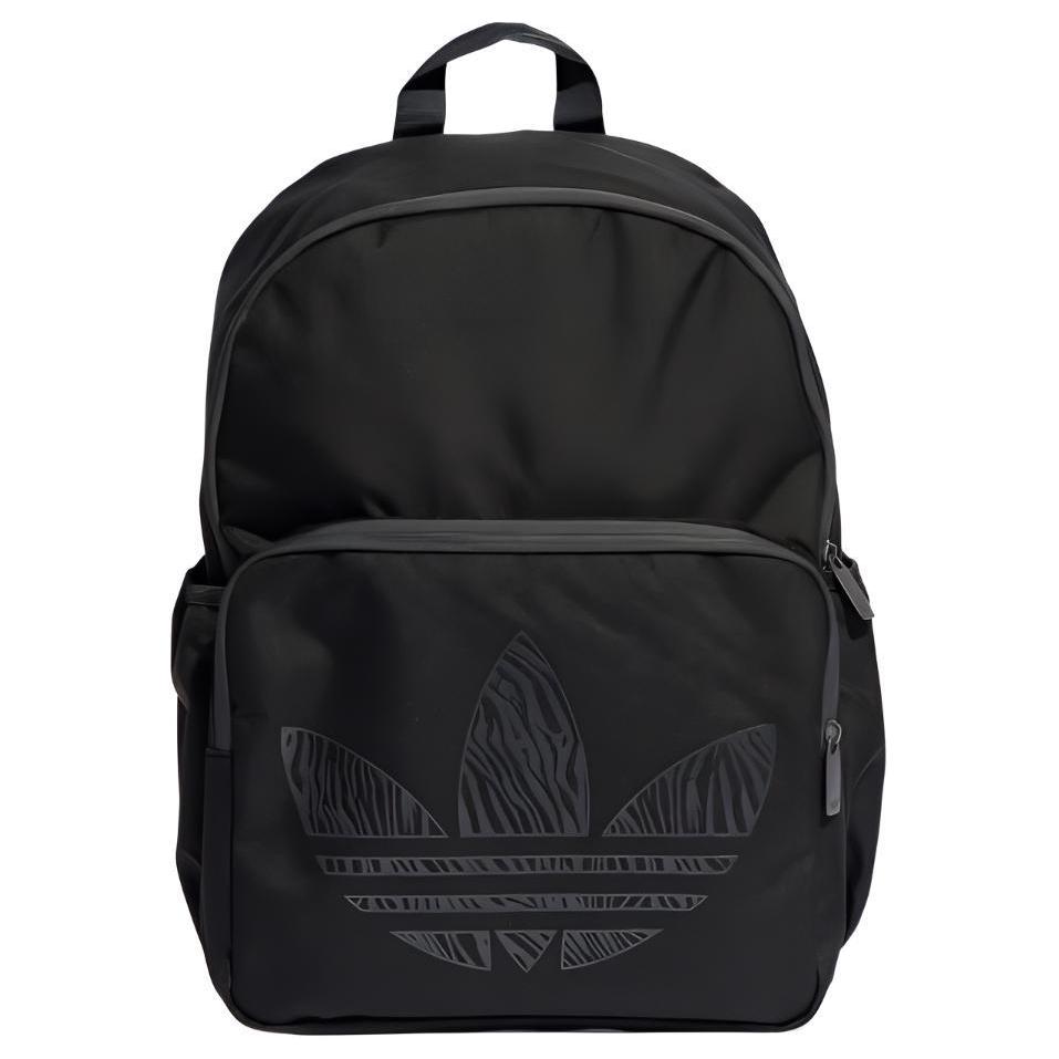 

Adidas Originals Three Stripes Large Capacity Zipper Backpack Unisex Backpacks Black II3354 Black