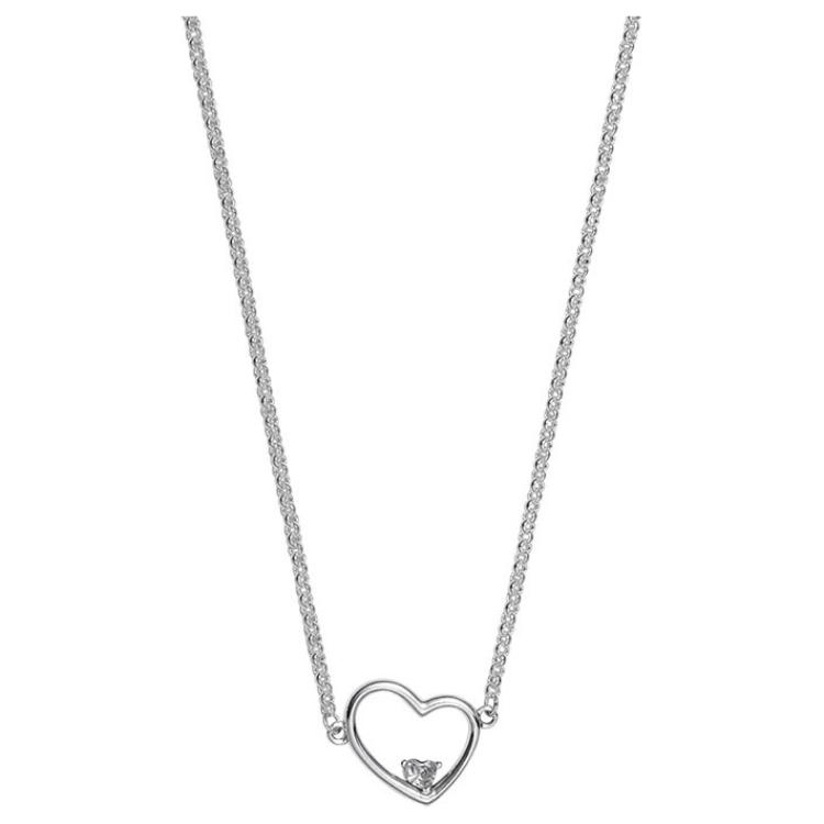 Pandora 925 Silver Necklace Women necklace 397797CZ Box