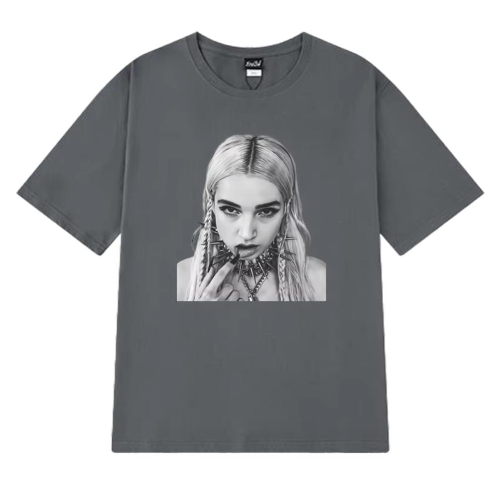 Gotické máky Zlá znamení Grafická trička Muži Ženy Hip Hop Vintage Streetwear Unisex Bavlna Nadměrná Krátký rukáv Potisk Tričko