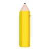 Pencil Case - Pencil Shaped Silicone Pencil Pouch,Large Capacity Pencil Bag with Zipper,Portable Stationery for School and