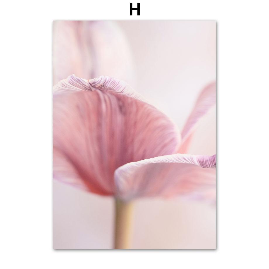 Spring Pink Rose Peony Sakura Dandelion Orchid Sparrow Car Garden Posters Flower Wall Art Canvas Painting Home Room Decor