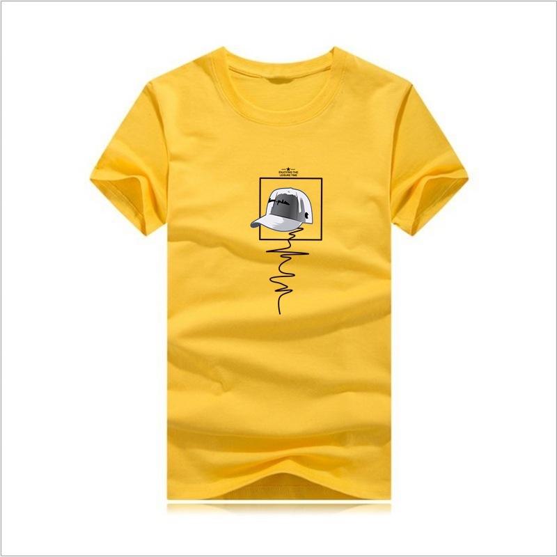 

Летняя мужская футболка с круглым вырезом в стиле минимализма 2025 года с короткими рукавами и круглым вырезом, свободная одежда, удобная футболка, эстетичная одежда 3XL