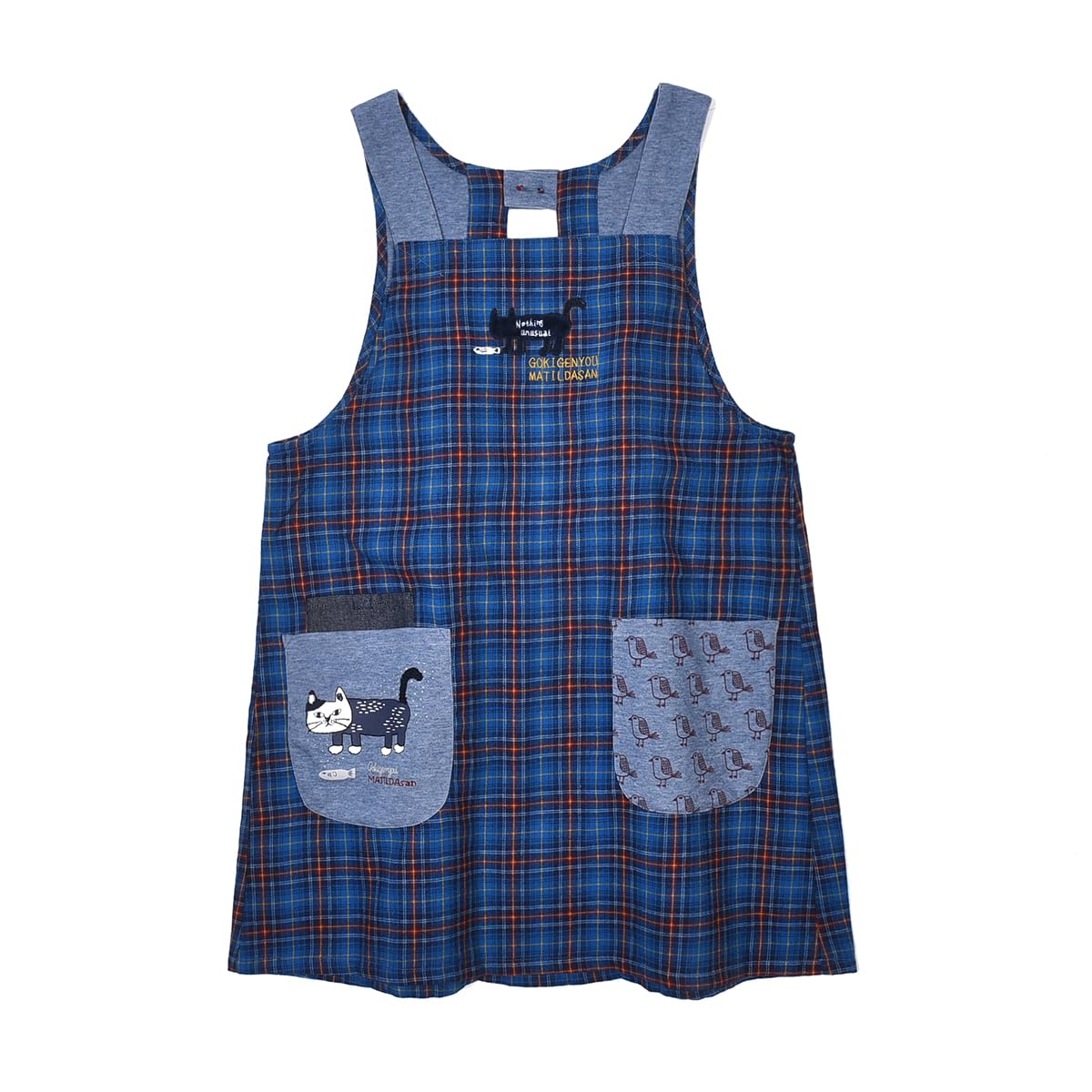 

Фартук Пунш Вязаный Матильда Фартук 236619 Синий [Kusuguru Japan] M-L синий