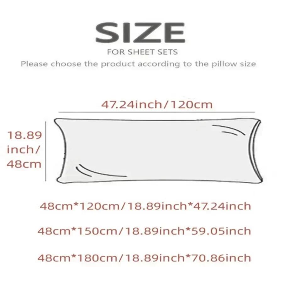 1PC Rectangle Pillowcase Lace Style Pillows Cover 48x120/150/180cm Cushion Cover Long Pillow Cases Home Pillowslip Funda Cojin