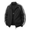 Autumn Jacket Men's Casual Jacket Couple Loose Versatile Collar Three-bar Jacket