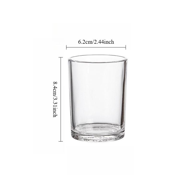 

180ml/230ml Thickened Glass Cup Bar Whiskey Glasses Luxury Wine Glasses Transparent Glassware for Cocktail Scotch Bourbon Drinks 1pcs