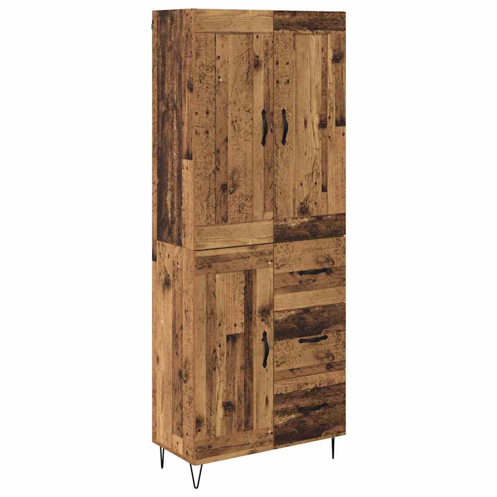 Highboard Reclaimed Wood 69.5 x 34 x 180 cm Particleboard