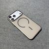 Soft sand fine ring magnetic mobile phone case Apple 17ProMax matte ultra-thin skin iphone15/14/16 hard case