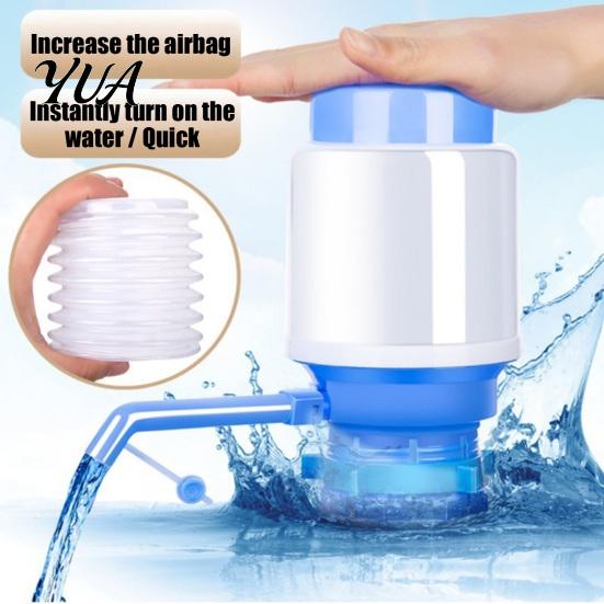 Durable PP Plastic Water Pump Manual for 5 Gallon Jug, Hand Press Siphon Food Grade Silicone Dispenser with Food-Grade Seal, Leak-Proof Drinking