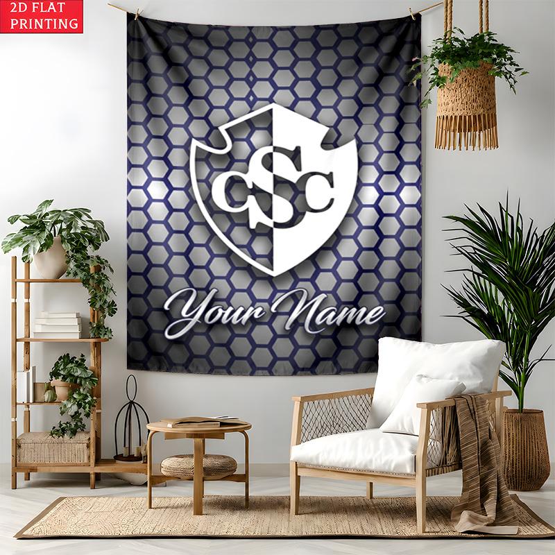 Cartagines Deportiva SA Custom Name Tapestry Personalized Wall Art Hanging Bohemian Home Decor for Bedroom Dorm Living Room