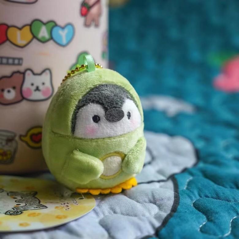 Penguin Dress Up Dinosaur Plush Toy With Short Pile Soft Material For Gift And Decoration