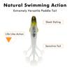 TRUSCEND Shad Perfect for Family Easy for Kids to Achieves a Great Suitable for Any Water Suitable for Sea and Various Fish Species Lure Fishing.