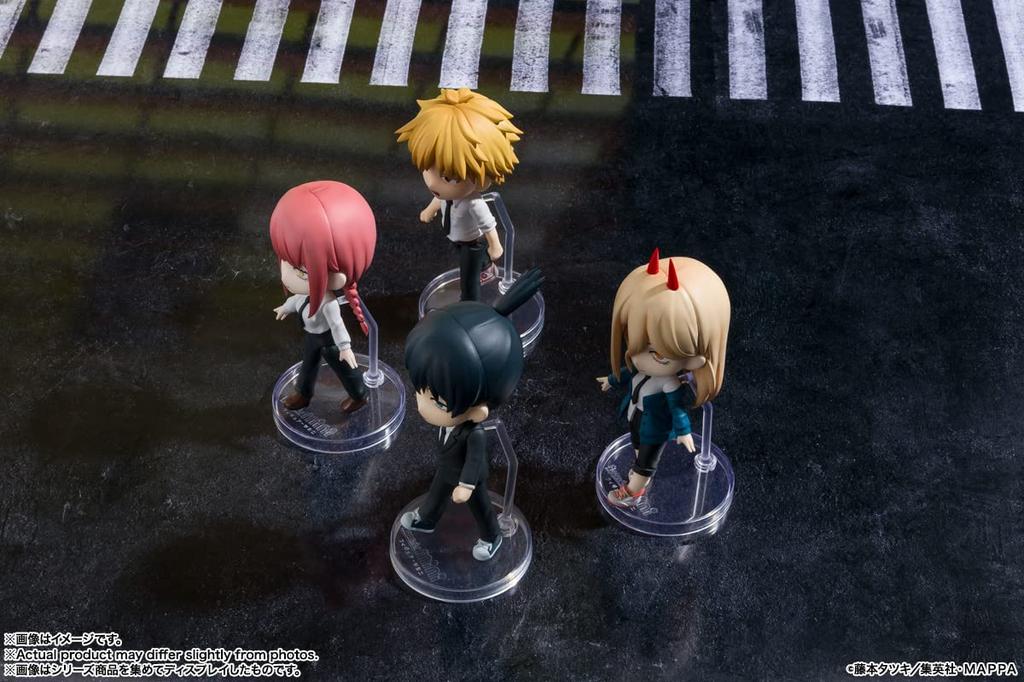 TAMASHII NATIONS Figuarts mini motorová pila Man Power přibližně 90 mm pohyblivá malovaná figurka z PVC a ABS