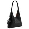 Coach Brooklyn 28 Logo Leather Tote Bag Women Tote Bags Black Brown CBH44-LHPMZ