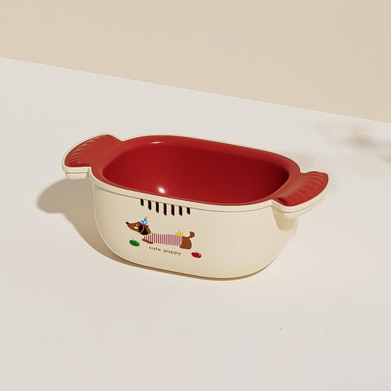 Zeleninové cedidlo, miska, potravinářský materiál, bez BPA, prachotěsný design, dvouvrstvý koš na mytí ovoce s cedníkem
