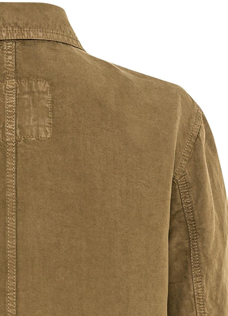 Демисезонная куртка Camel Active Overshirt Aus Einem Lyocell-leinen-mix (320280 7411 39) military olive
