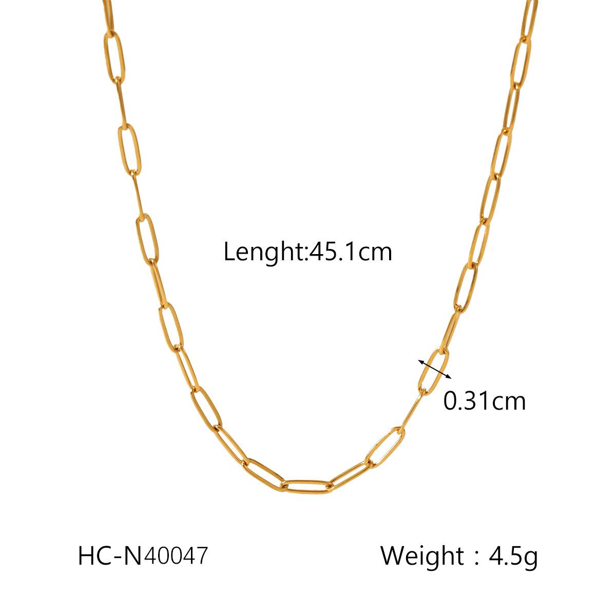 

Minimalist Titanium Steel Choker Necklace Gold Bracelet Jewelry Set for Women Fashion Versatile Accessories