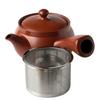Fukei Dot Com Tokoname Ware Teapot 214s No Clogging Shu Clay 350ml Super Stainless Steel Tea Strainer Made Japan