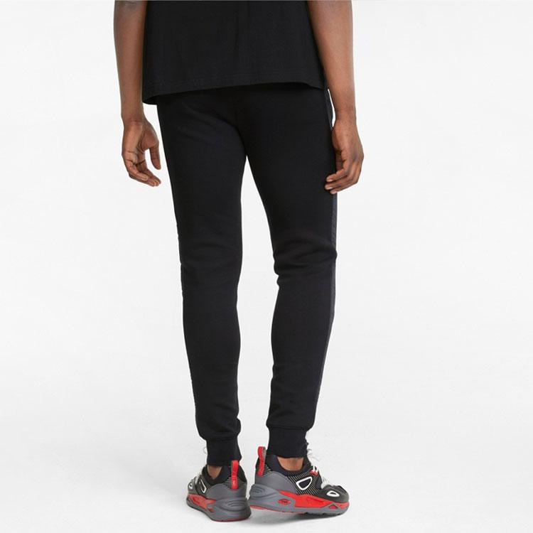 Puma Batman Co-Brand Series Color-Block Drawstring Sports Joggers Men Bottoms Black 534722-01