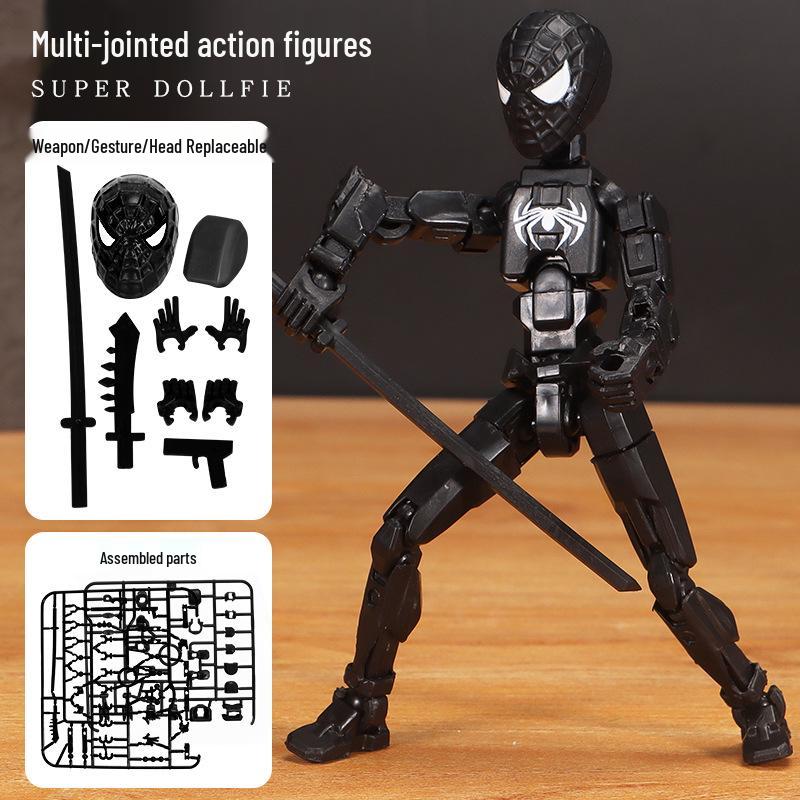 Lucky 13-Joint Action Figure: Trendy 3D Decompression Toy & Ornament.