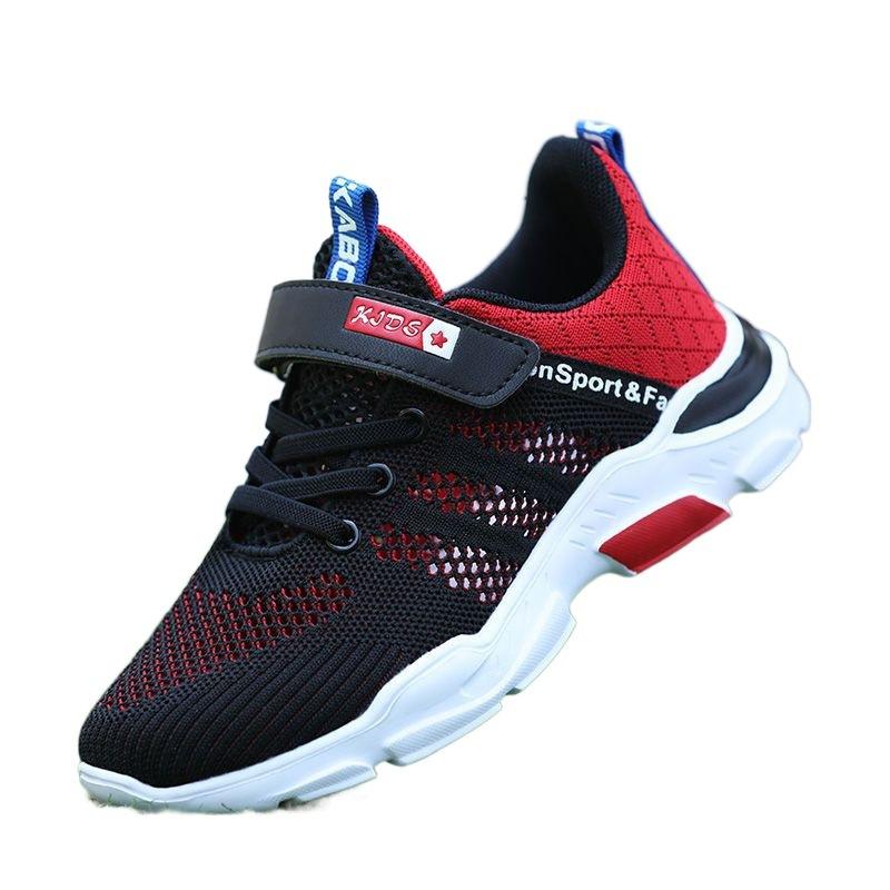 Children's Shoes Boys' Sports Shoes 2025 New Spring and Autumn Middle School Children and Primary School Students Breathable Mesh Mesh Shoes