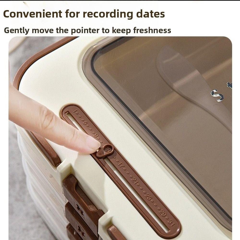 1/2/3/4 Schichten Aufbewahrungsbox für Teigtaschen Großes Fassungsvermögen Antihaftbeschichtet Kühlschrankbox Frischhaltebox Gefrierfachbox Heimküche