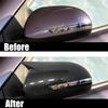 For KIA K2 2011-2016 RIO 3 2011-2017 Car Rearview Side Mirror Cover Sticker Wing Cap Exterior Door Case Trim Carbon Fiber Look