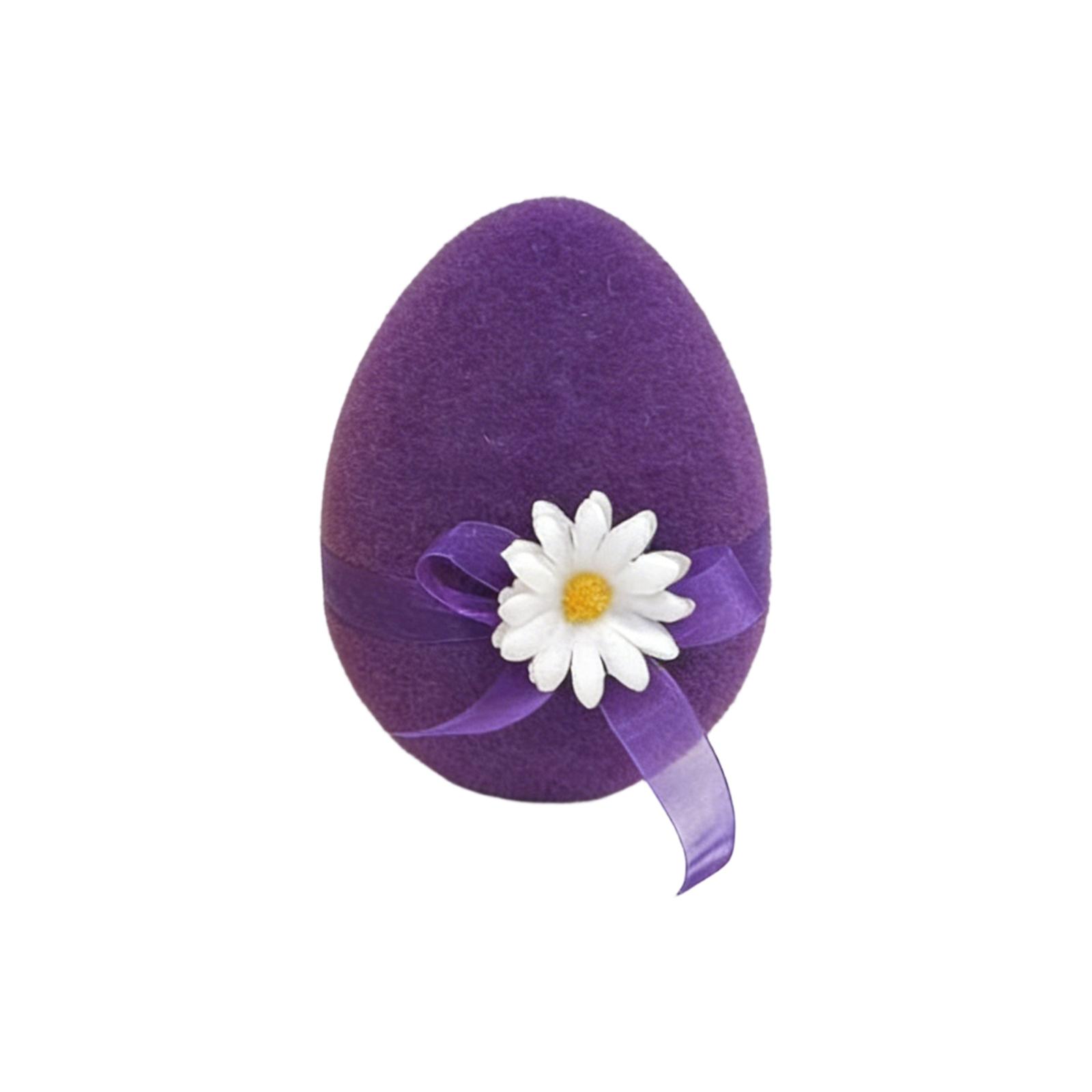 

Easter Egg Garden Ornaments Simulated Egg Crafts, Outdoor Garden Ornaments One Size фіолетовий