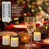 PChero Rechargeable LED Candle Lights, Flameless, USB Rechargeable, Night Light, Atmosphere Light, Timer Function, Pillar Candle, OutdoorIndoor
