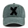 Washed x silk screen baseball cap yellowstone retro peaked cap men's and women's washed distressed sun hat cotton none