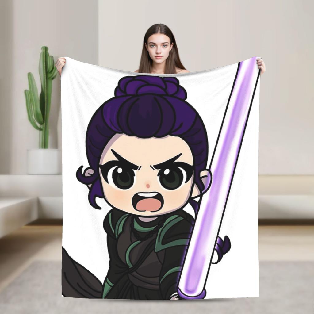 Baby Saja KPop Demon Hunters Saja Boys Blanket Warm Funny Plush Bedding Throws For Child Couch Chair Flannel Bedspread Bed Cover