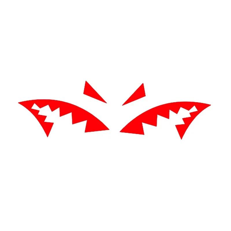 Motorcycle Reflective Shark Fin Antenna Sticker Shark Mouth Vinyl Decal Car Stickers Cute Accessories Car Stickers Waterproof